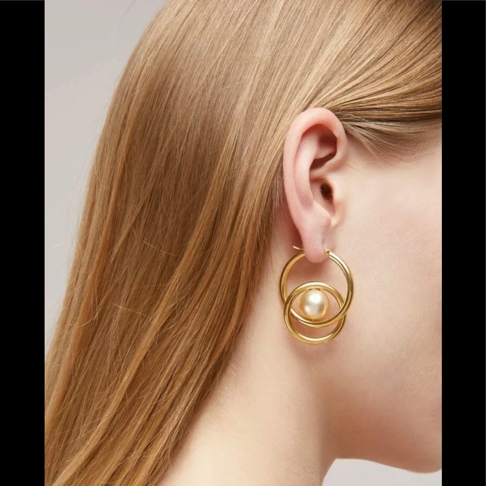 CÉLINE Phoebe earrings - yellow gold plated 🌹